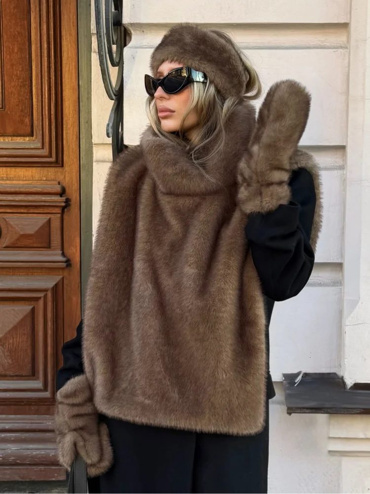 Gilet Luxe Femme – Coupe Ample Mode Hiver