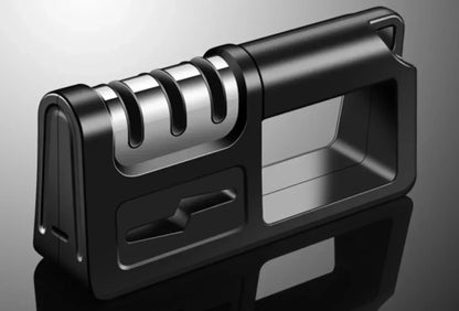 Affûteur manuel professionnel 3 étapes – carbure de tungstène & diamant, style japonais, couteaux/ciseaux de cuisine