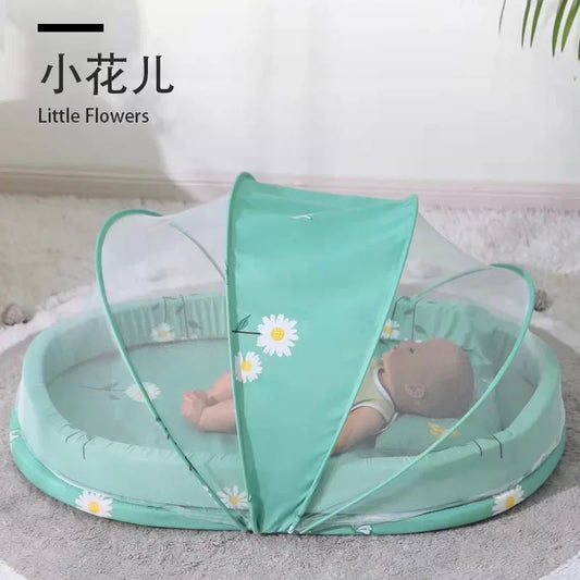 Lit bébé pliable avec moustiquaire – Nid de couchage 0-24 mois .