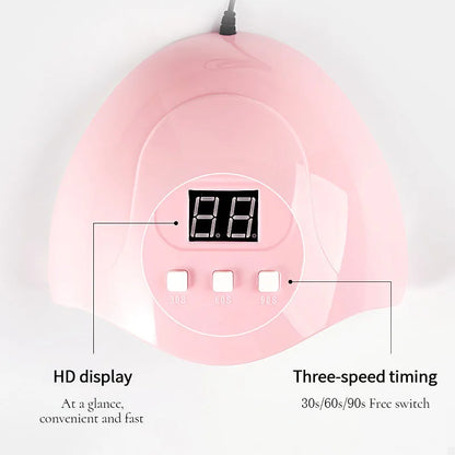 Kit Manucure YIKOOLIN avec Lampe UV LED et Perceuse Électrique – Ensemble Complet Ongles Gel