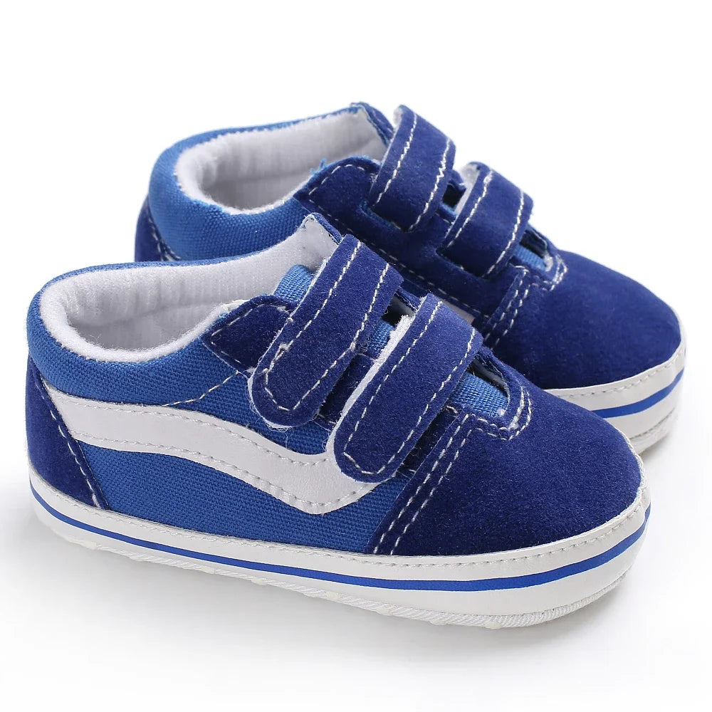 Chaussures bébé en toile – premiers pas, garçon/fille, décontractées