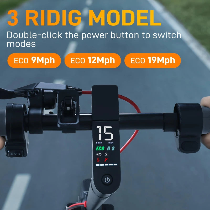 Trottinette électrique pliable 350W﻿– frein disque, 25 km/h, autonomie 30 km, batterie 36V, pneus solides,