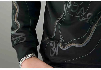 Pull Léger Homme – Col Rond, Manches Longues, Haut de Base Style Américain, Luxe décontracté, Nouveau Design