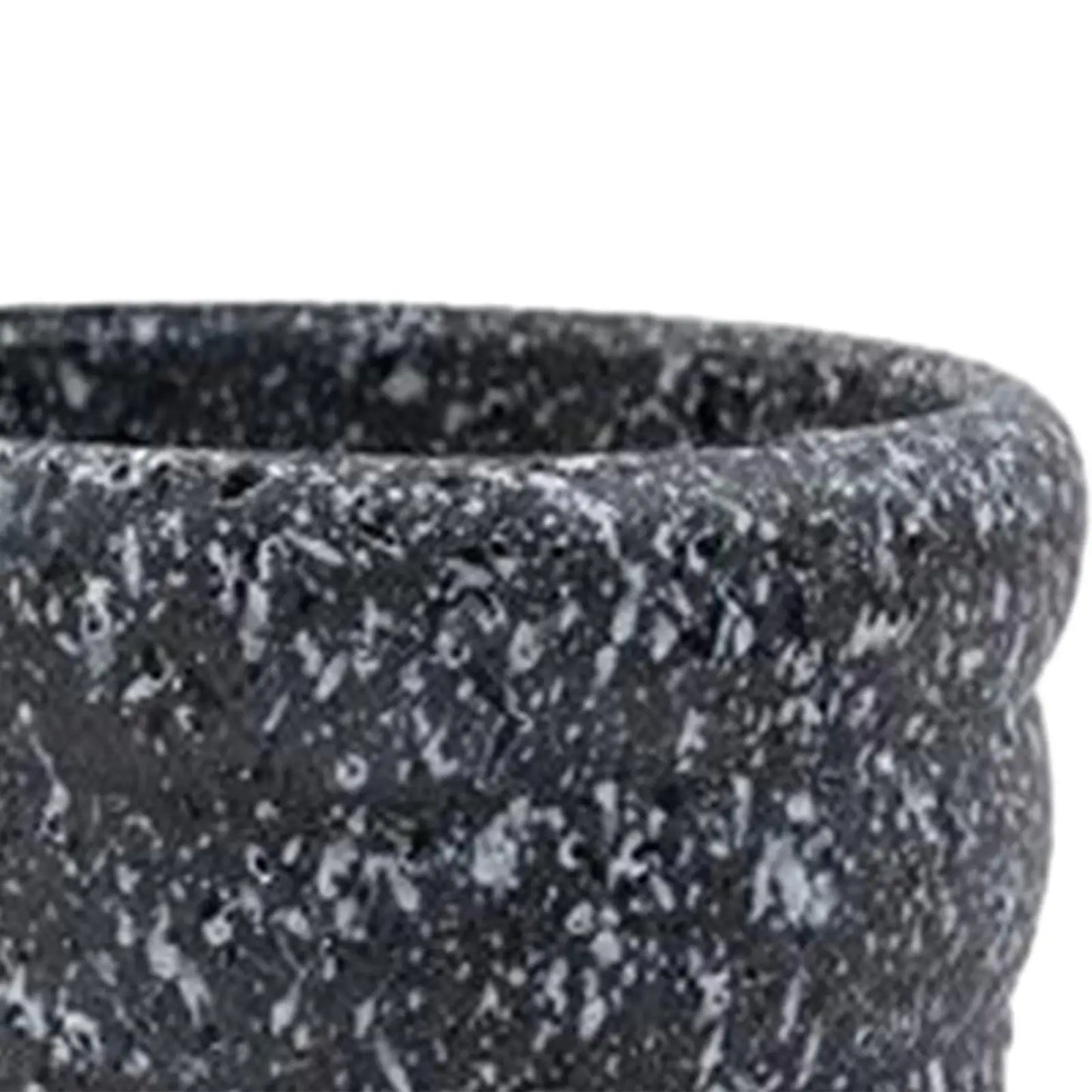 Ensemble mortier et pilon granit à grande bouche, bol portable pour épices et pesto, diamètre 17 cm