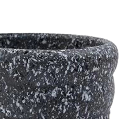 Ensemble mortier et pilon granit à grande bouche, bol portable pour épices et pesto, diamètre 17 cm