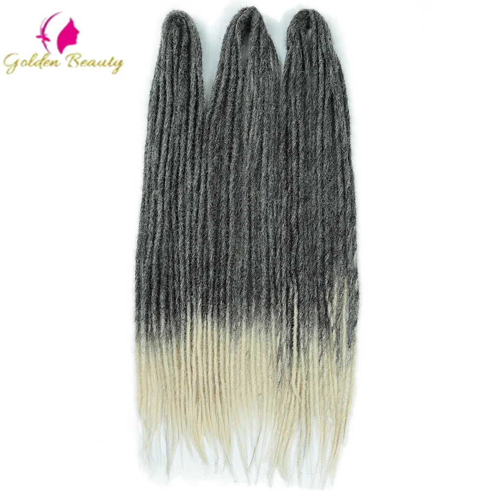 Extensions Dreadlocks Synthétiques 24” Double Extrémité, 10 Brins .