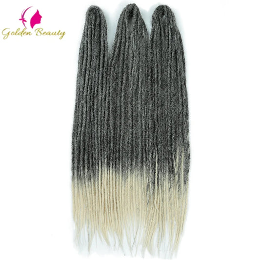 Extensions Dreadlocks Synthétiques 24” Double Extrémité, 10 Brins .