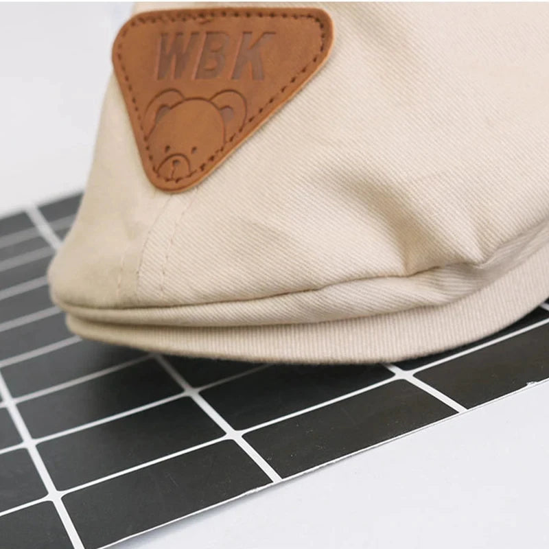 Chapeau bébé garçon – Béret coton avec visière, quatre saisons, léger, été, 1-4 ans