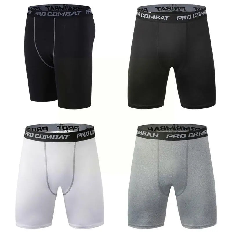 Shorts compression homme – Fitness, gymnastique, course, collants d’entraînement, été, sport