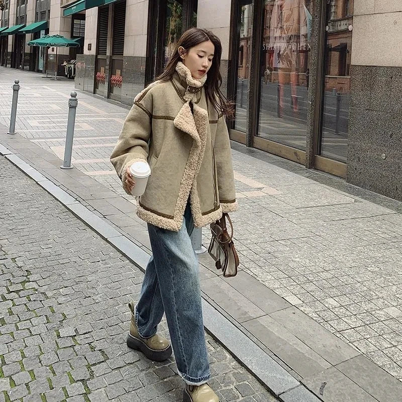 Veste Teddy Surdimensionnée – Nouvelle Collection Hiver