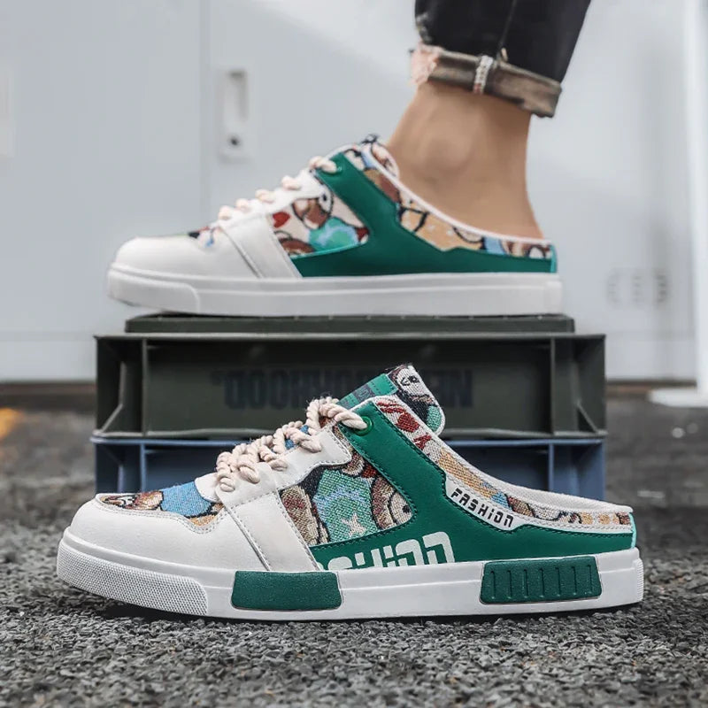 ELUVA Sandales d'été pour hommes Chaussures coulissantes respirantes Confortables pour l'extérieur Semelle légère Sandales de marche décontractées antidérapantes .