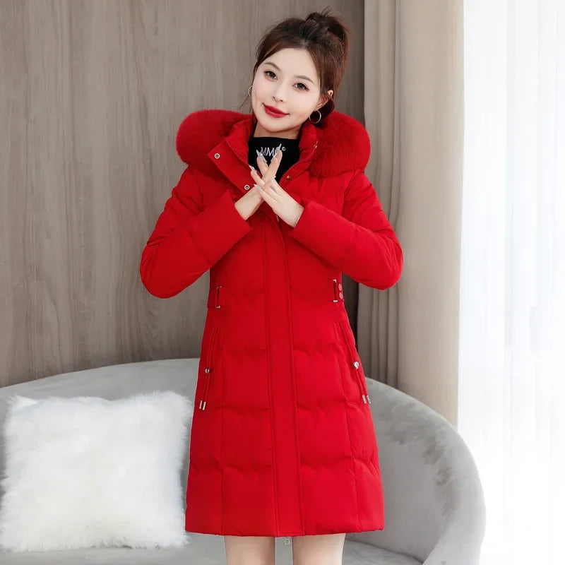 Manteau Femme Hiver – Parka Rembourrée Coréenne Chaude