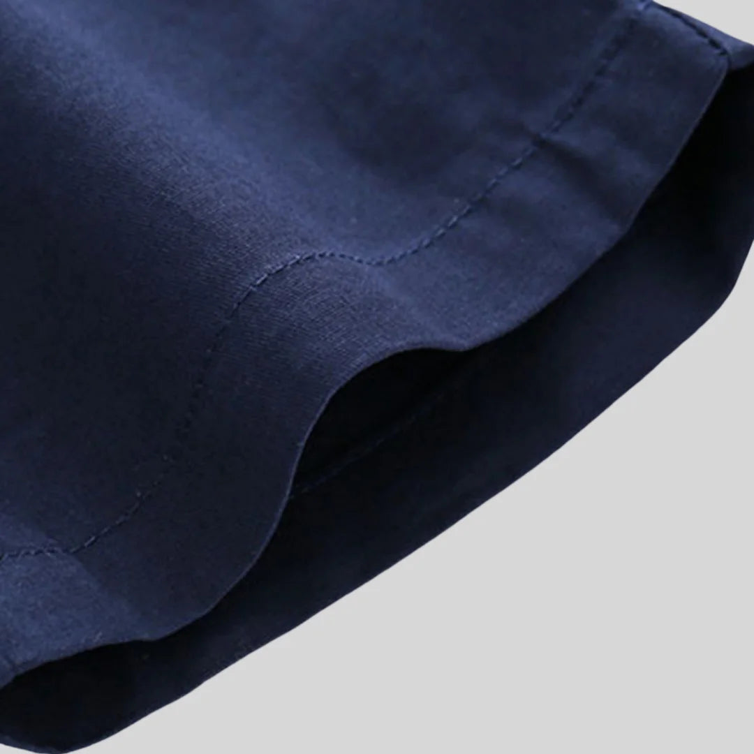 Ensemble 2 pièces bébé garçon – Coton, manches courtes, short avec poche, 9-36 mois