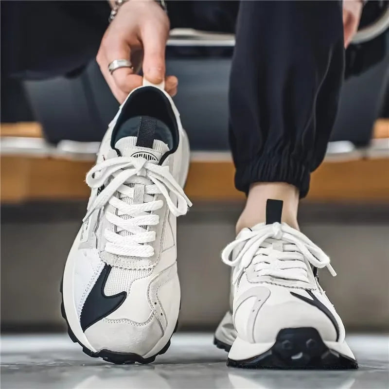 Baskets de course homme , mode, légères, maille, entrainement & extérieur .