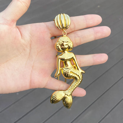 Pendentif carte africaine plaqué or avec chaîne 60 cm, bijoux unisexes tendance .