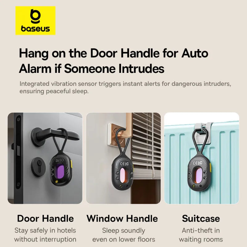 Détecteur de caméras cachées – intelligent, alarme sécurité, rechargeable