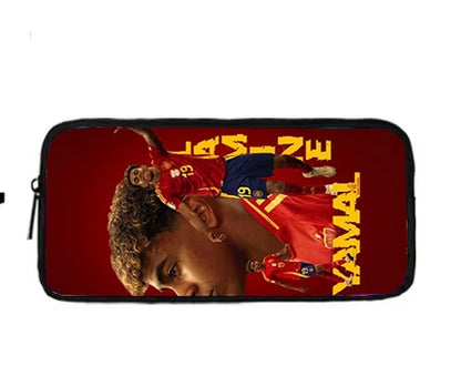 Sac à dos football Lamine Yamal, enfant, 1/3 pièces : sac d’école, sac déjeuner, trousse .