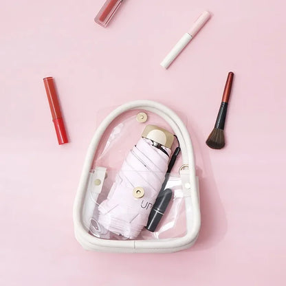 Mini Parapluie 5 Volets  – Compact, Portable, Résistant aux UV, Parasol Unisexe Élégant et Premium pour Toutes Saisons