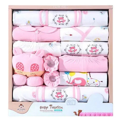 Ensemble bébé fille 18 pièces 100% coton, doux automne, cadeau sans boîte