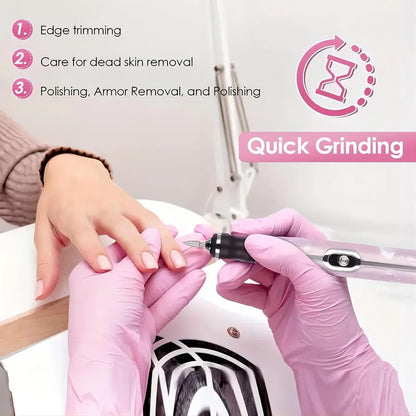 YIKOOLIN Mini ponceuse à ongles électrique USB