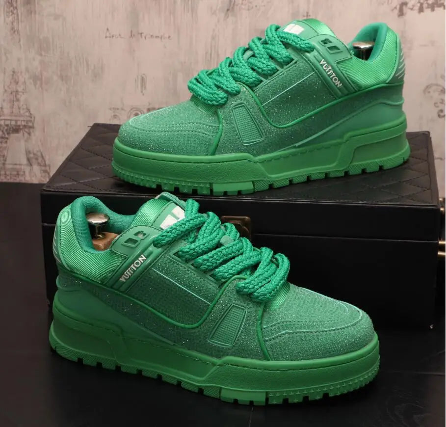 Chaussures de skateboard homme, coupe basse, style tendance et confort