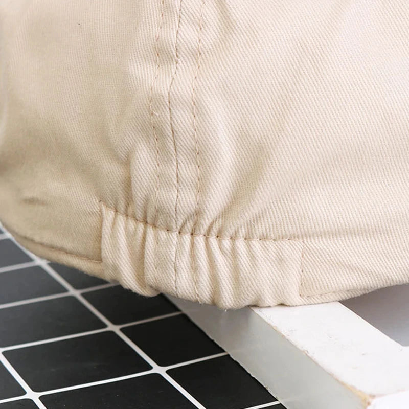 Chapeau bébé garçon – Béret coton avec visière, quatre saisons, léger, été, 1-4 ans