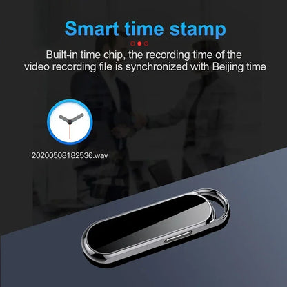 Mini Caméra Vidéo Portable 1080P, Dictaphone avec Micro SD .