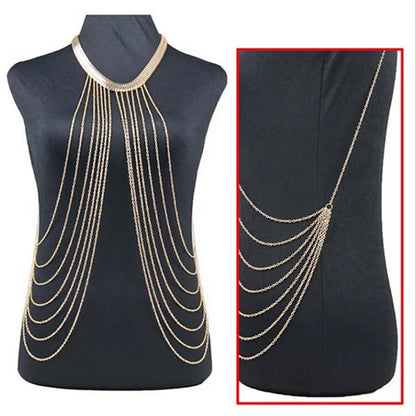 Collier long en alliage avec pompon pour femme – mode sexy JO Présidence .