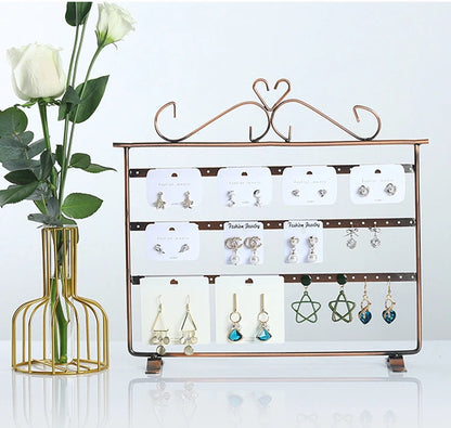 Présentoir bijoux métal T1 - boucles, colliers, bracelets