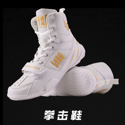 Chaussures d’entraînement homme, boxe et lutte, antidérapantes confortables et durables