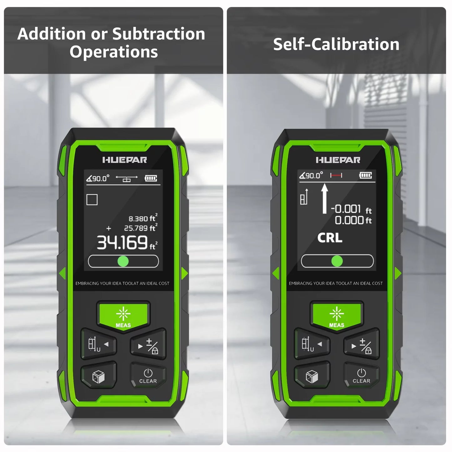 Double télémètre laser 120/200m – numérique, faisceau rouge, angle, écran LCD