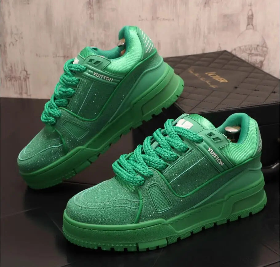 Chaussures de skateboard homme, coupe basse, style tendance et confort