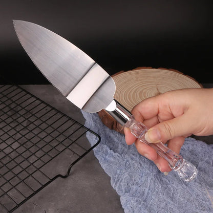 Ensemble pelle et spatule à gâteau en acier inox – mariage, anniversaire, fête