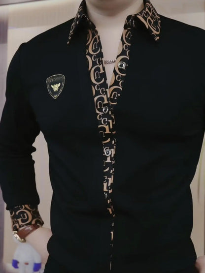 Chemise Affaires Homme Légère – Tendance Jeune, Revers Élégant .