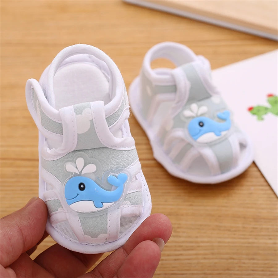 Sandales bébé été 0‑15M – souples, premiers pas, fille & garçon