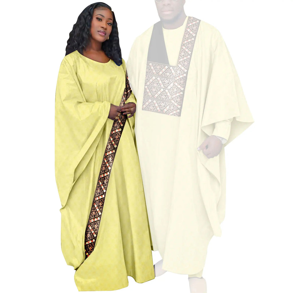 Vêtements couple africain – Tenues mariage ethniques, Abaya femme, Dashiki homme, style traditionnel