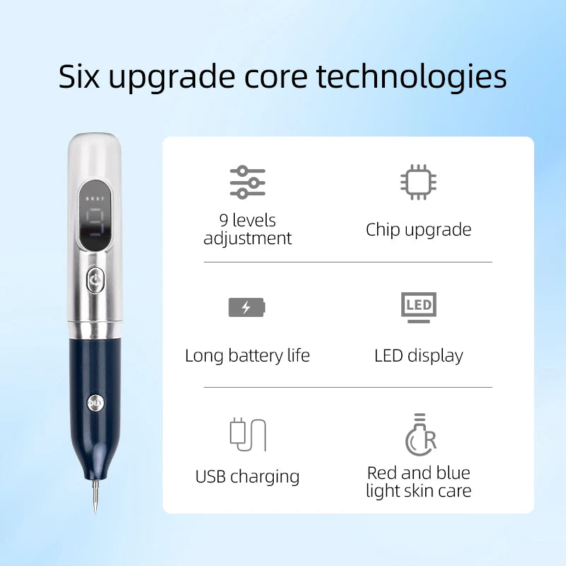 Stylo plasma laser – élimination taches, verrues, tatouages, soins visage