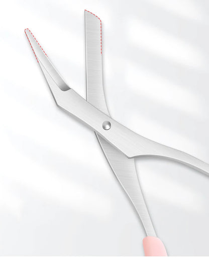 Ciseaux à sourcils inox avec peigne, outils d'épilation beauté .