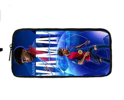 Sac à dos football Lamine Yamal, enfant, 1/3 pièces : sac d’école, sac déjeuner, trousse .