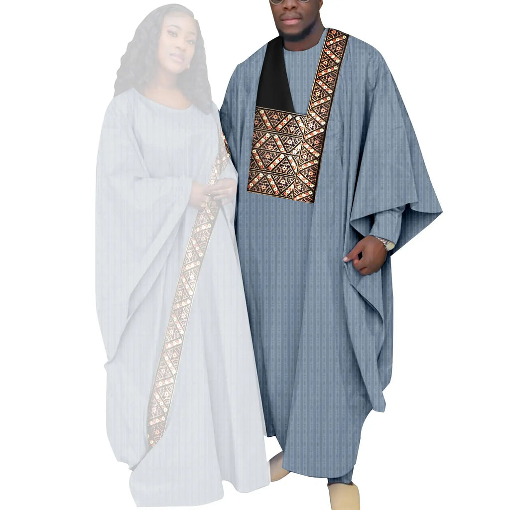 Vêtements couple africain – Tenues mariage ethniques, Abaya femme, Dashiki homme, style traditionnel