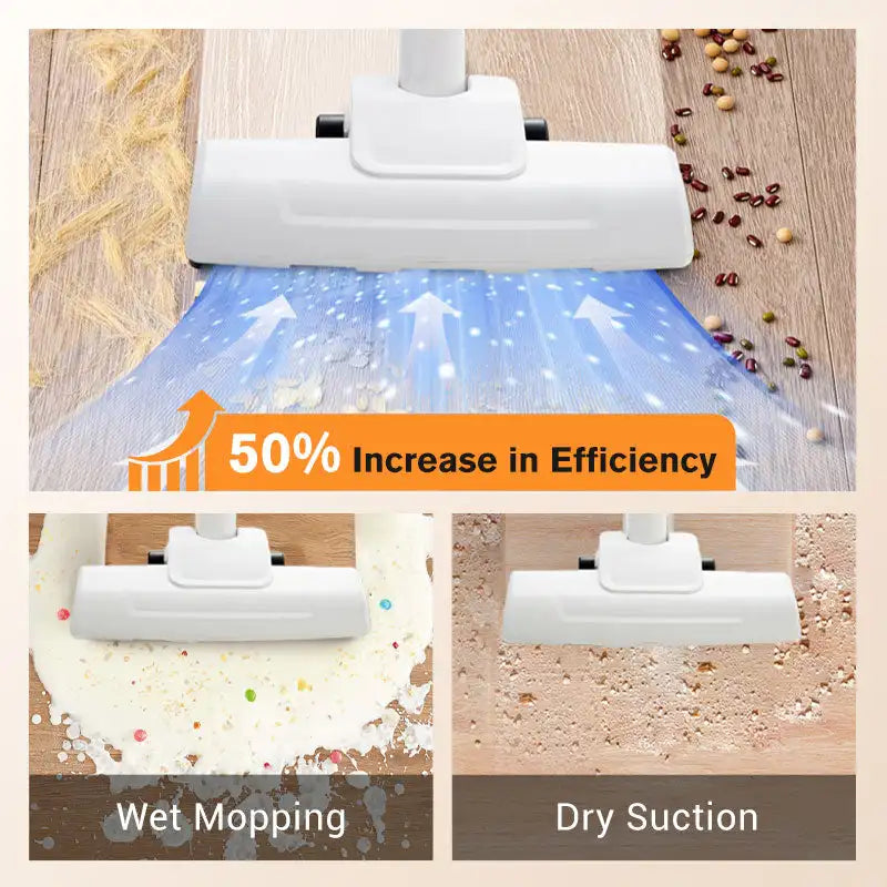 Aspirateur portable 2-en-1 – Sec et humide, Nettoyage maison et voiture haute puissance