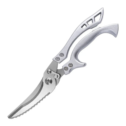 Couteau de cuisine laser Damas Aleaver, ustensile pour viande et fruits, couteau à désosser, ciseaux opaques jetables