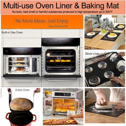 Doublure quatre antiadhésif réutilisable, tapis de cuisson résistant à la chaleur, pour barbecue, friteuse à air, grille-pain