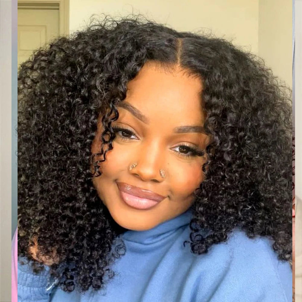 Bundles Cheveux Humains Bouclés Indiens Afro 100% Naturel 4B﻿, 4C