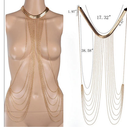 Collier long en alliage avec pompon pour femme – mode sexy JO Présidence .