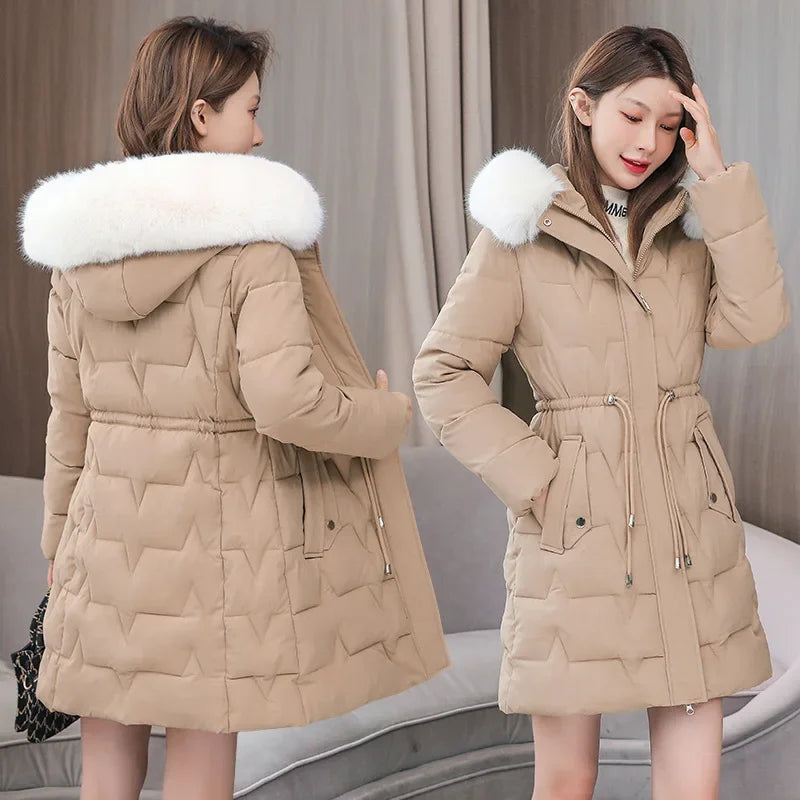 Manteau Femme Hiver  – Parka Décontractée Longue