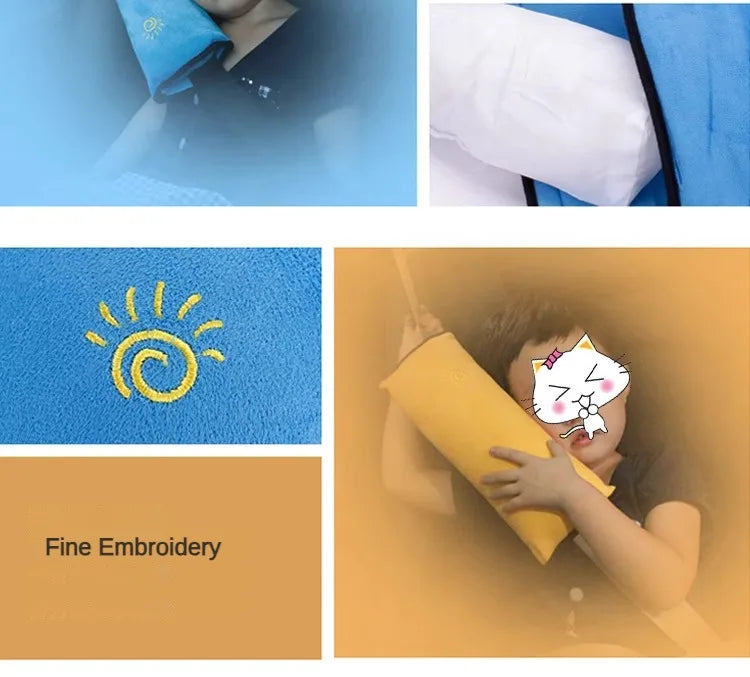 Housse de ceinture de sécurité enfant – épaulière mignonne en peluche pour voiture