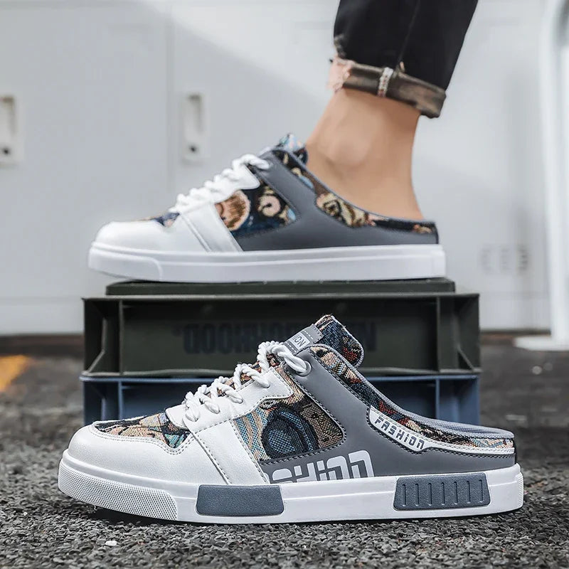 ELUVA Sandales d'été pour hommes Chaussures coulissantes respirantes Confortables pour l'extérieur Semelle légère Sandales de marche décontractées antidérapantes .