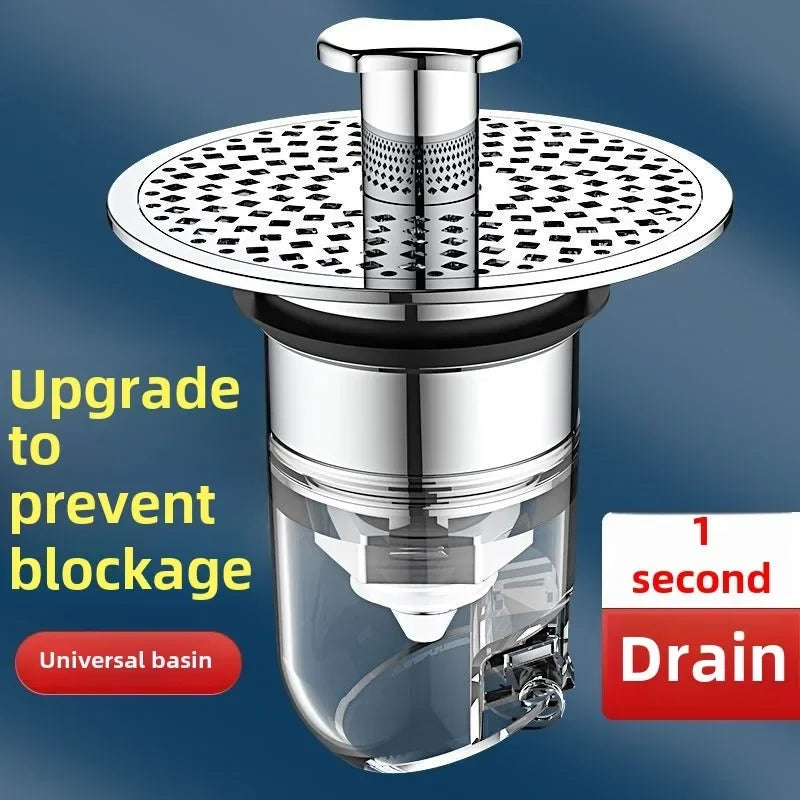Filtre de Vidange d'Évier de Sol, Noyau Pop-up, Filtre Anti-décennie age, Accessoires de Cuisine