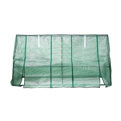 Kit jardinage débutant 180x90x90 cm avec serre intérieure/extérieure, couverture PE résistante pour protection plantes
